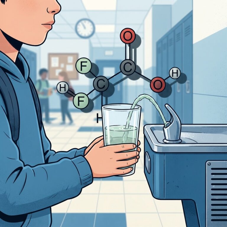TFA dans nos écoles : quand l&rsquo;eau « potable » ne l&rsquo;est plus vraiment